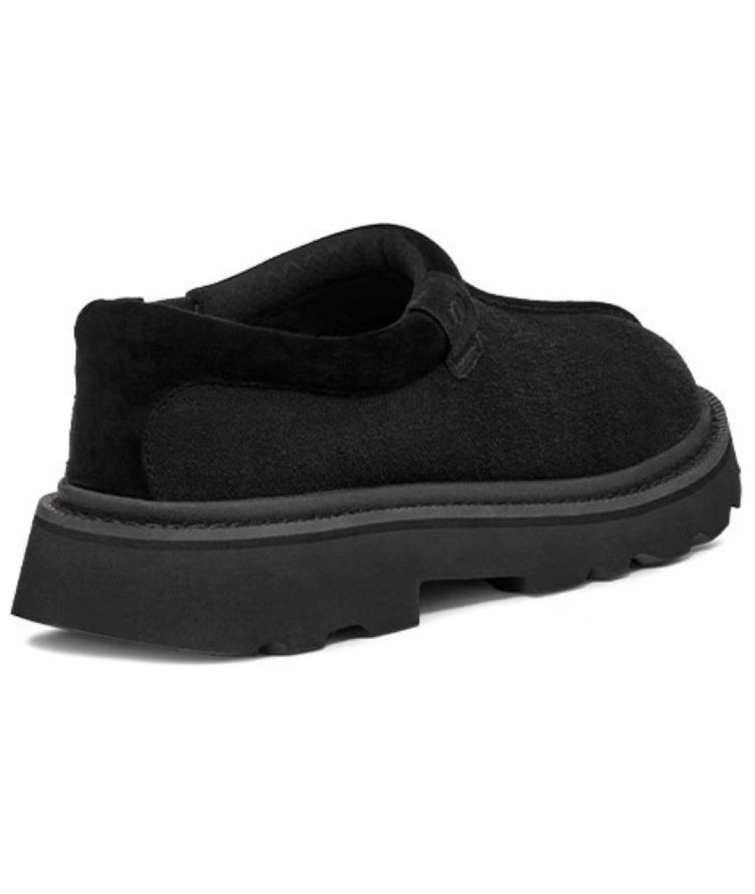 UGG AUSTRALIA Черные нубуковые низкие ботинки, фото 6