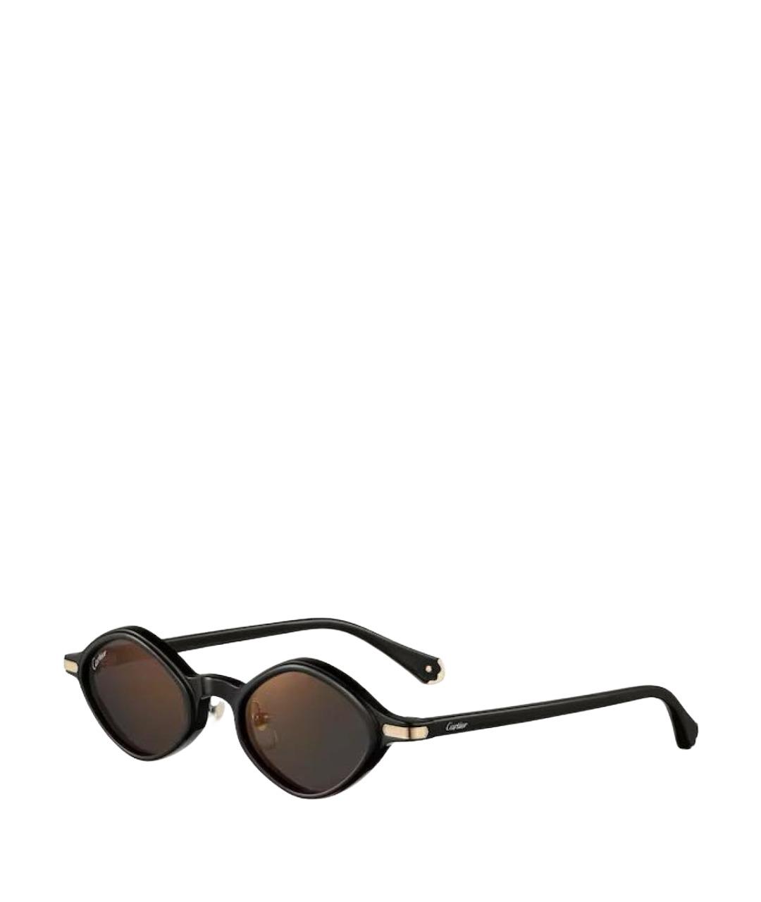 CARTIER Черные пластиковые солнцезащитные очки, фото 1