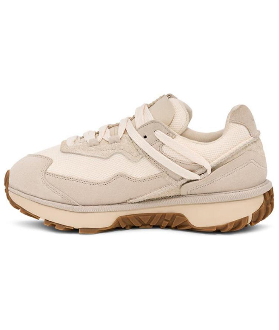 UGG AUSTRALIA Бежевые нубуковые кроссовки, фото 3