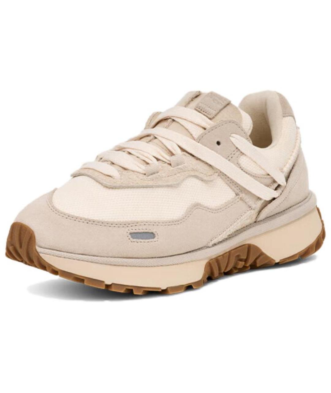 UGG AUSTRALIA Бежевые нубуковые кроссовки, фото 2