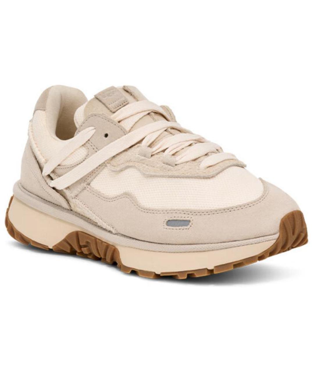 UGG AUSTRALIA Бежевые нубуковые кроссовки, фото 4