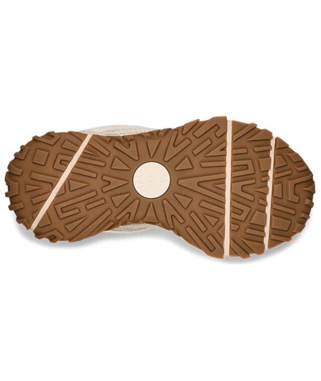 UGG AUSTRALIA Бежевые нубуковые кроссовки, фото 7