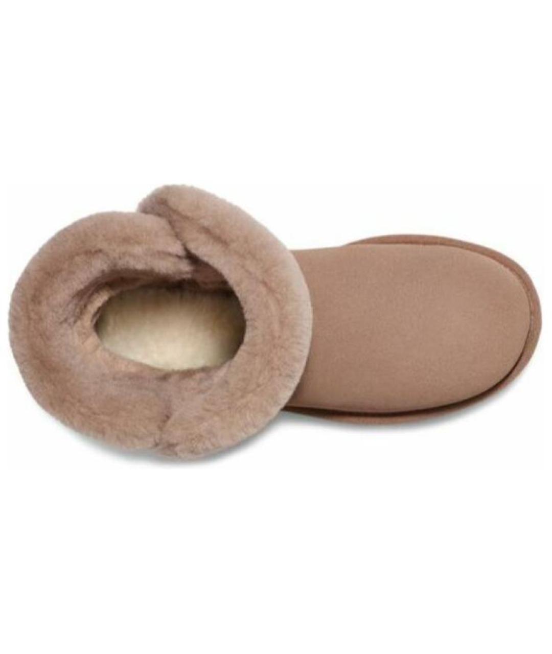 UGG AUSTRALIA Коричневые замшевые ботинки, фото 5