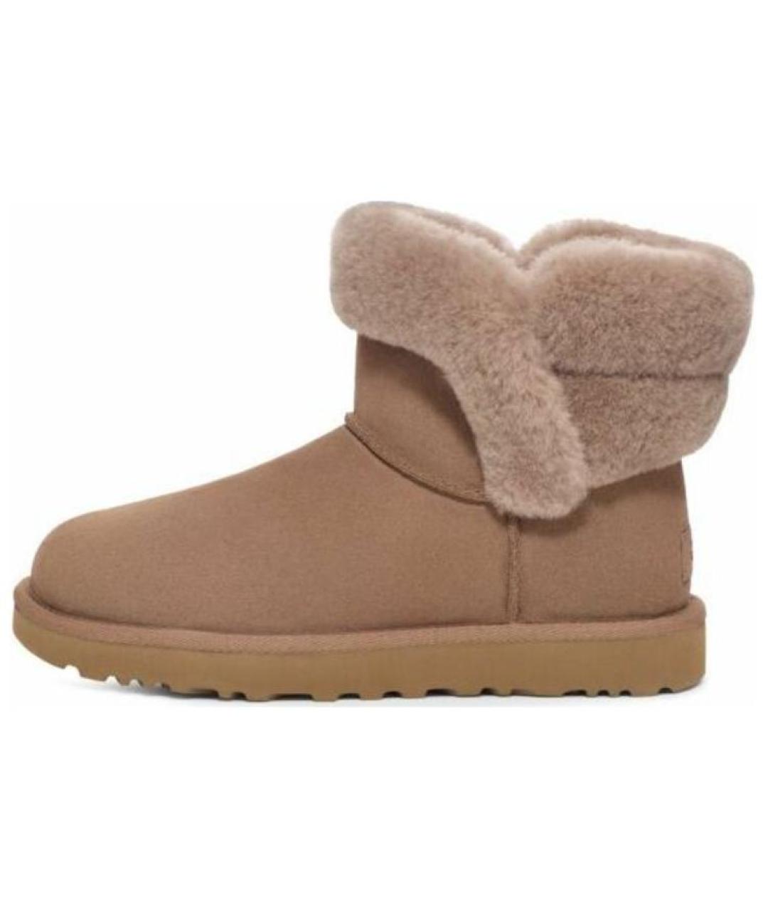 UGG AUSTRALIA Коричневые замшевые ботинки, фото 2