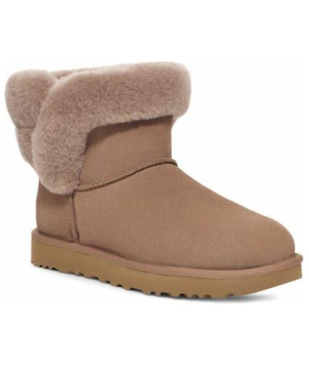 UGG AUSTRALIA Коричневые замшевые ботинки, фото 3