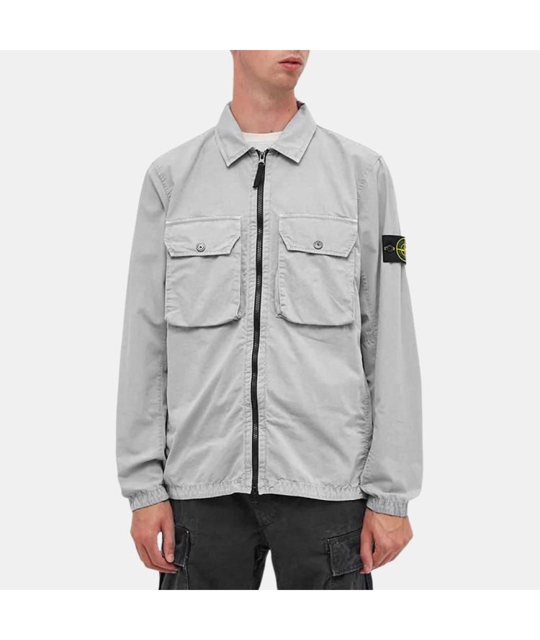 STONE ISLAND Серая куртка, фото 4