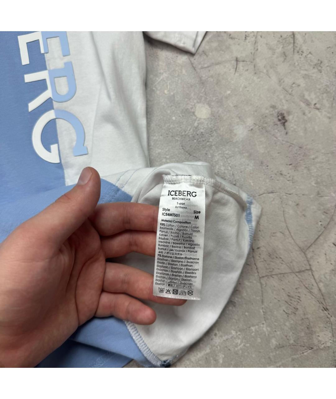 ICEBERG Мульти хлопковая футболка, фото 5
