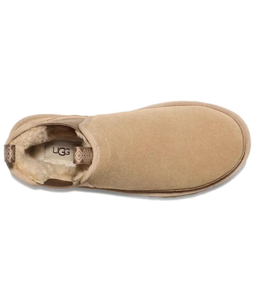 UGG AUSTRALIA Бежевые низкие ботинки, фото 3