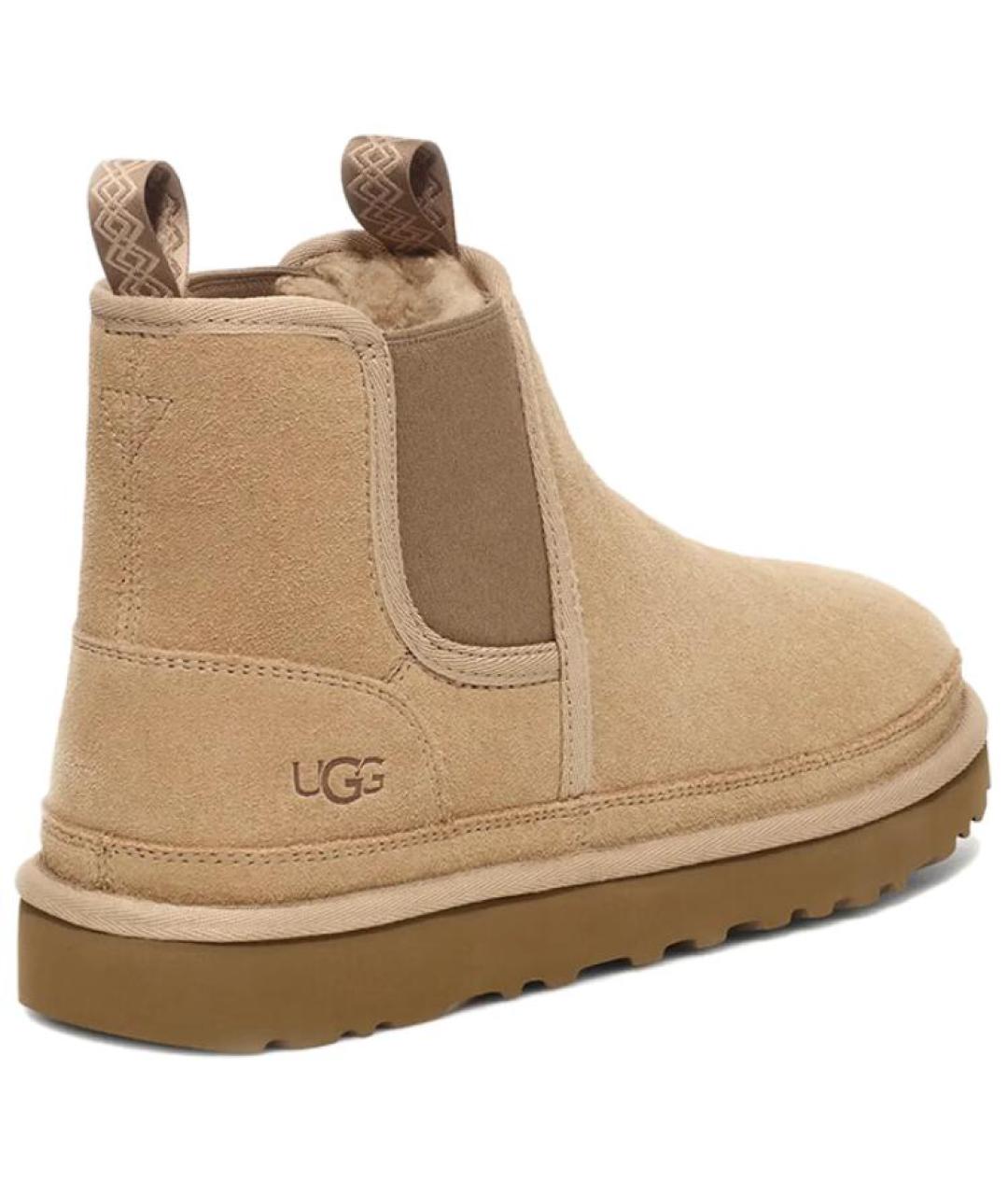 UGG AUSTRALIA Бежевые низкие ботинки, фото 2