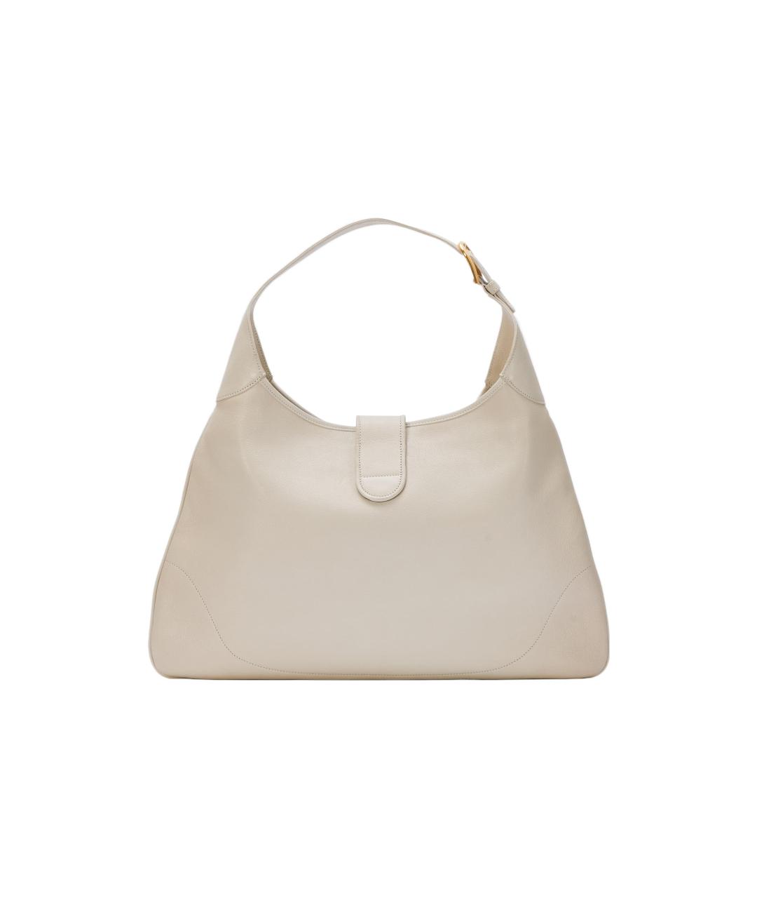 GUCCI Бежевая кожаная сумка через плечо, фото 3