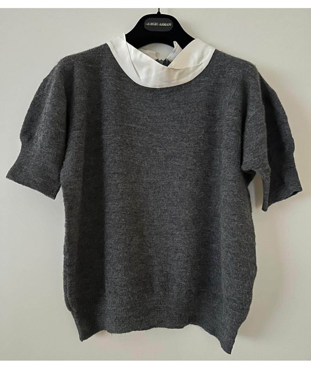 CELINE Серый джемпер / свитер, фото 6