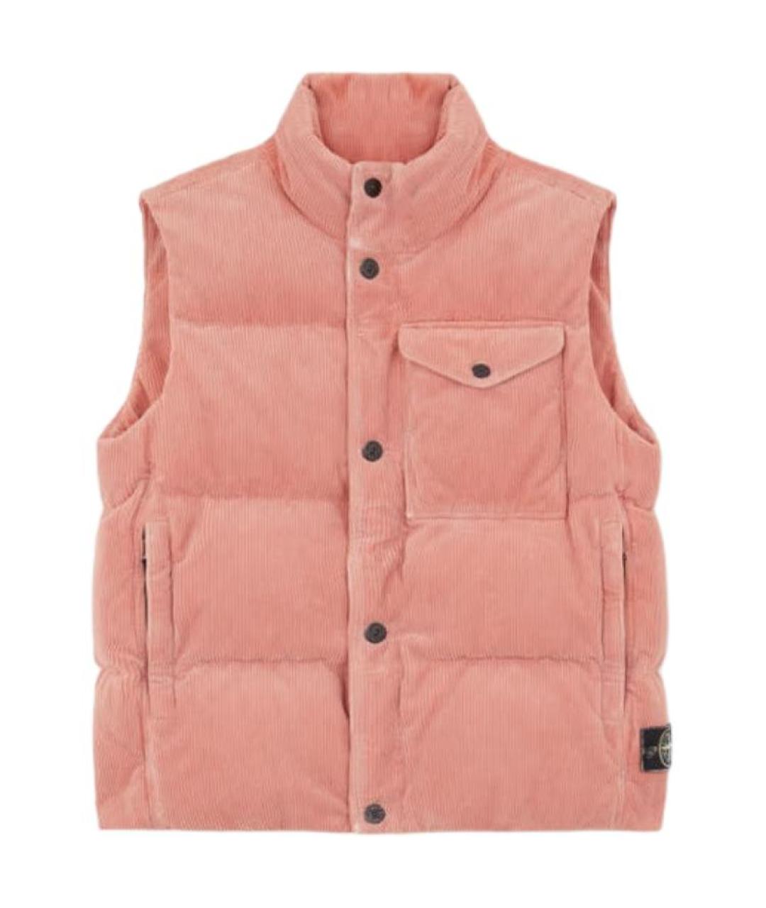 STONE ISLAND Розовый жилет, фото 1