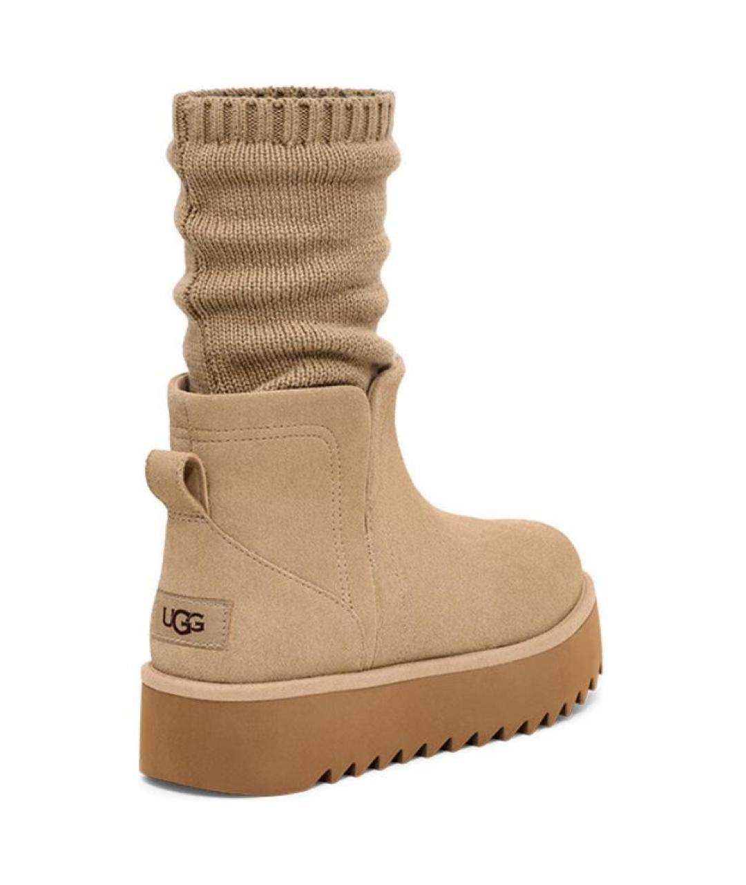UGG AUSTRALIA Бежевые ботинки, фото 5