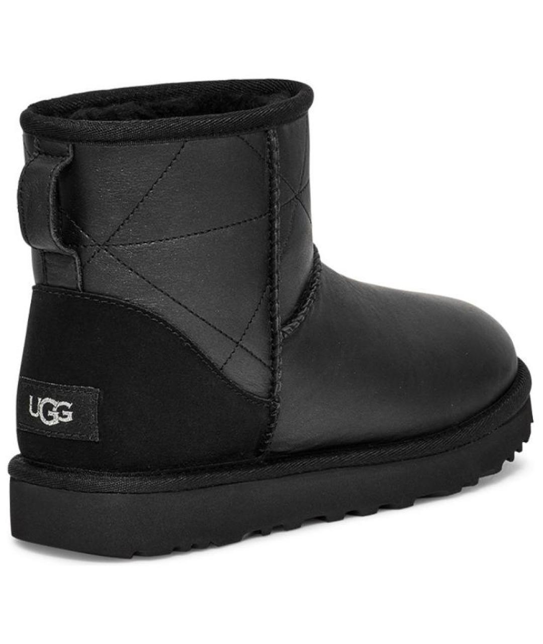 UGG AUSTRALIA Черные ботинки, фото 4