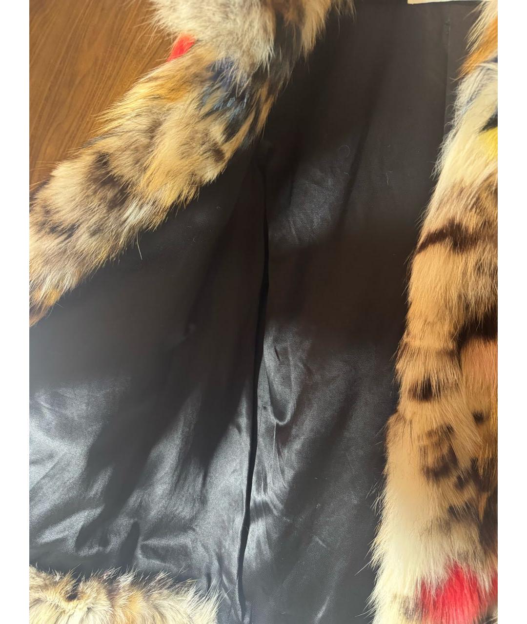 SAINT LAURENT Меховая шуба, фото 5