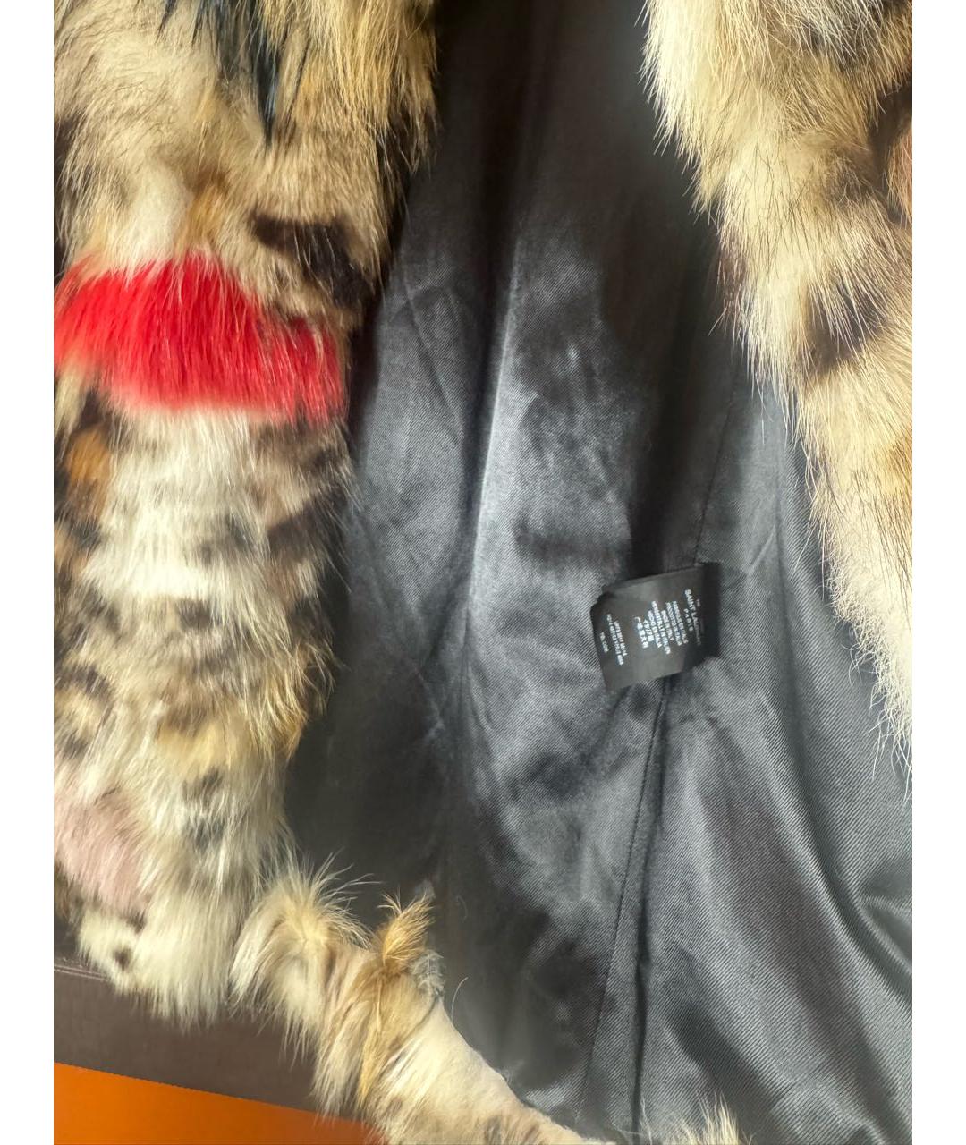 SAINT LAURENT Меховая шуба, фото 4