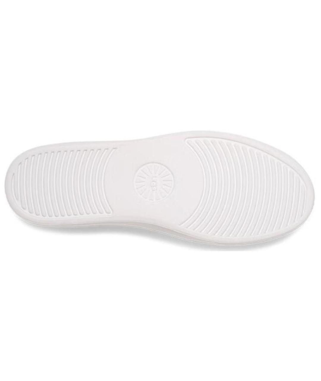 UGG AUSTRALIA Бежевые нубуковые кеды, фото 6