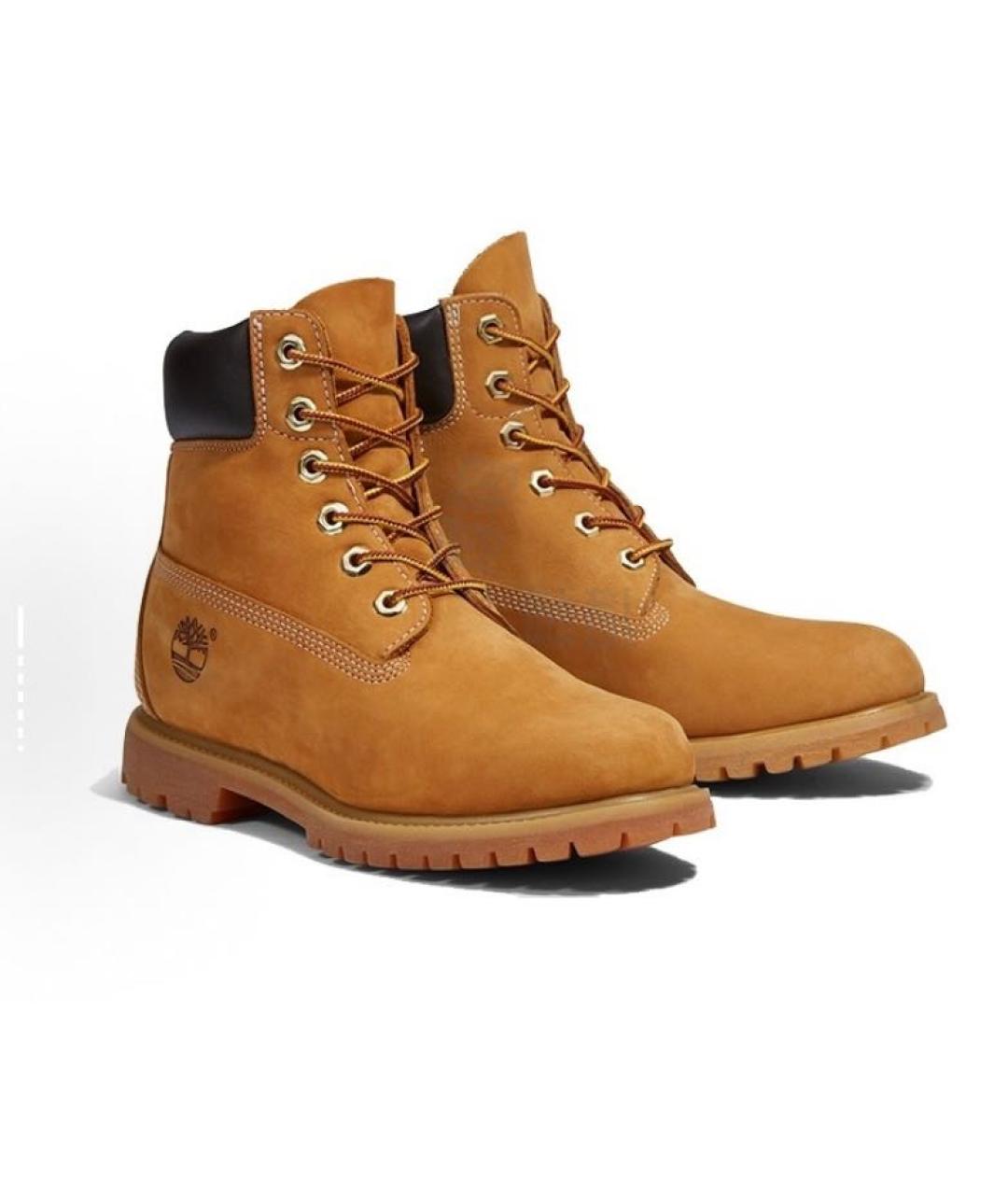 TIMBERLAND Бежевые кожаные высокие ботинки, фото 3