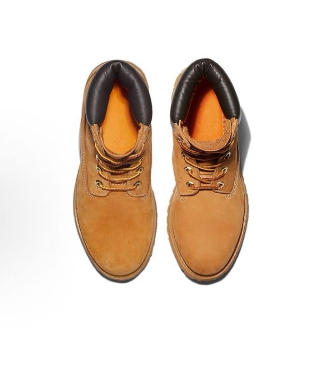 TIMBERLAND Бежевые кожаные высокие ботинки, фото 5