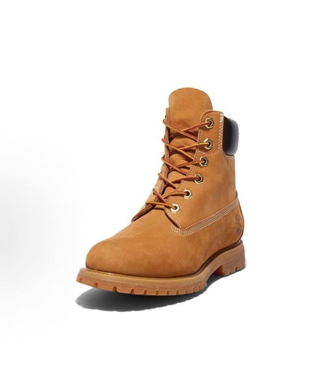 TIMBERLAND Бежевые кожаные высокие ботинки, фото 4