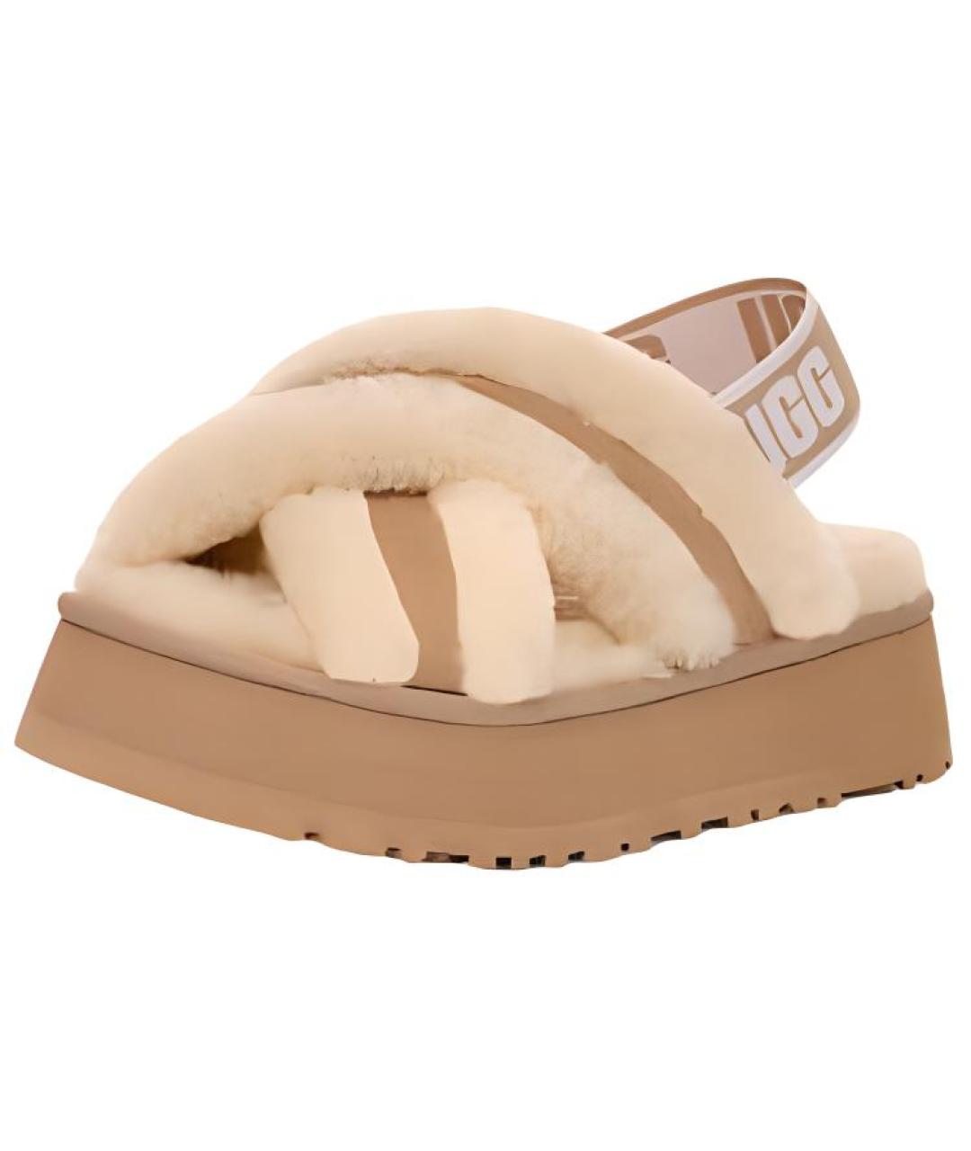 UGG AUSTRALIA Бежевые сандалии, фото 3