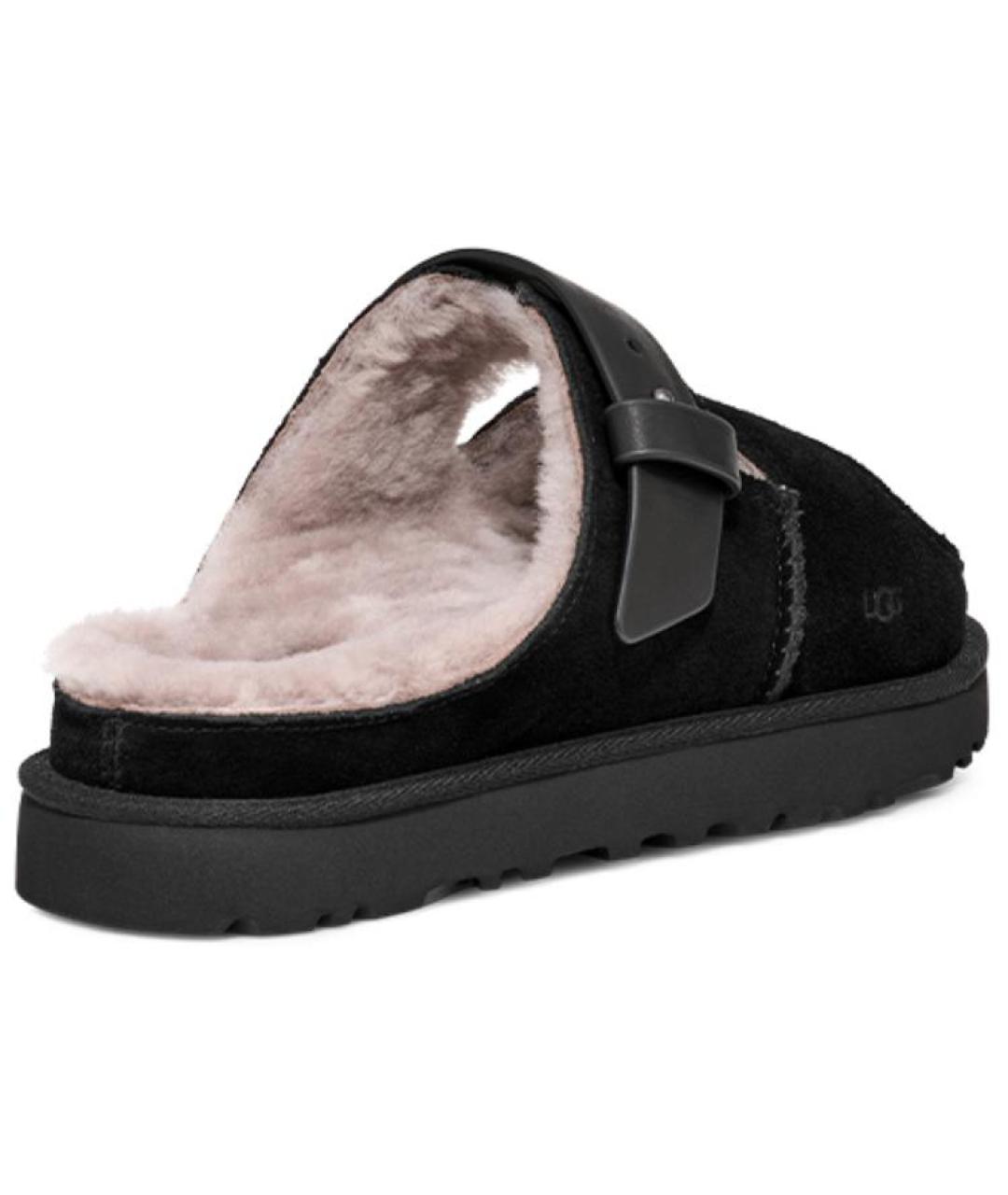 UGG AUSTRALIA Черные замшевые сандалии, фото 4