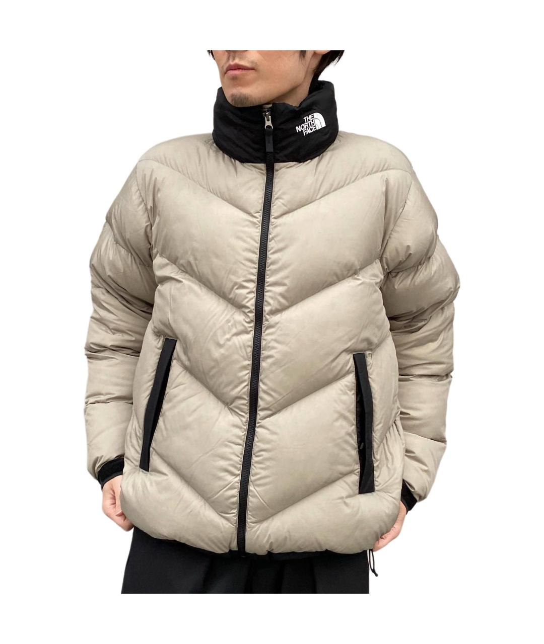 THE NORTH FACE Белый полиамидовый пуховик, фото 3