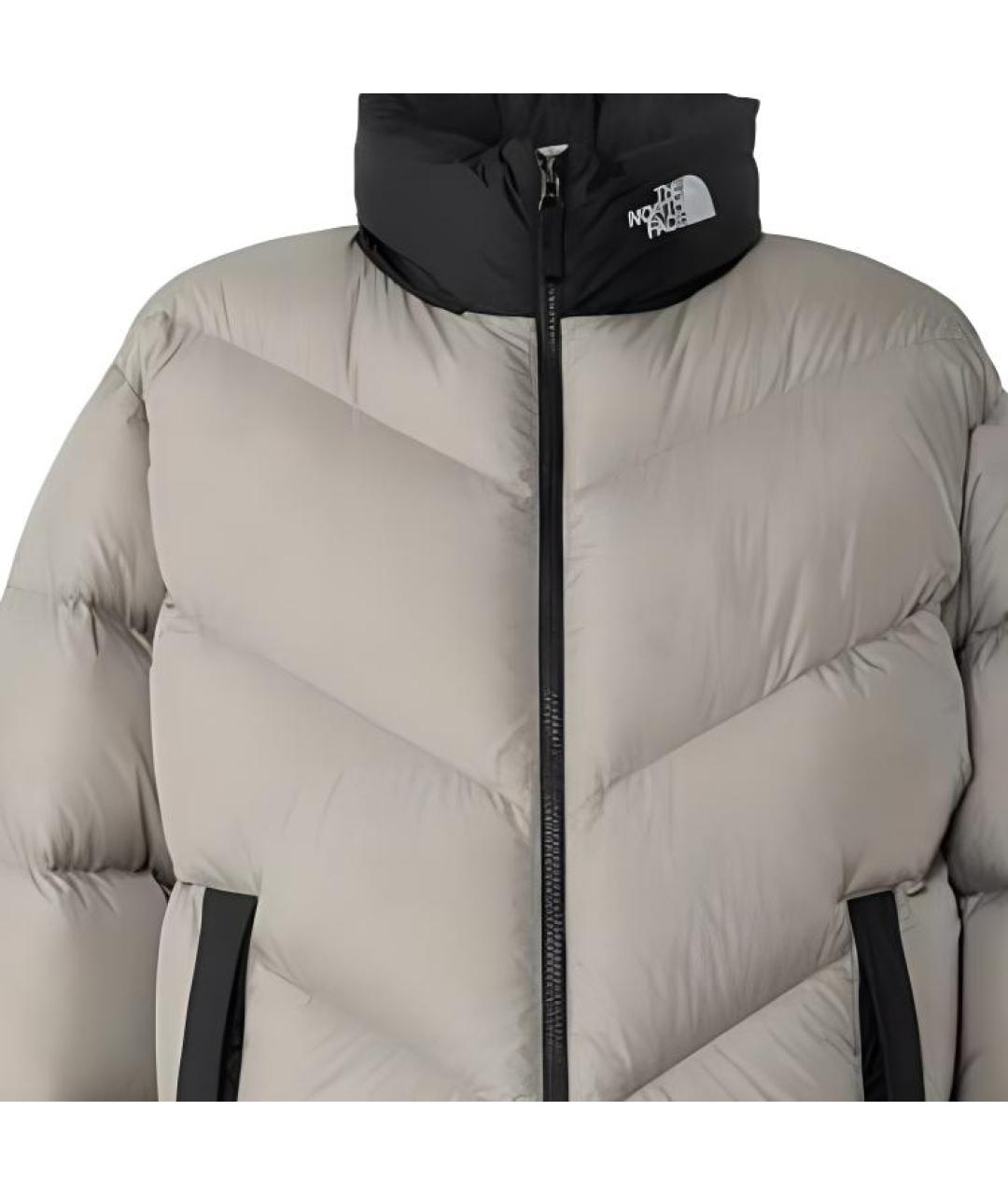 THE NORTH FACE Белый полиамидовый пуховик, фото 4