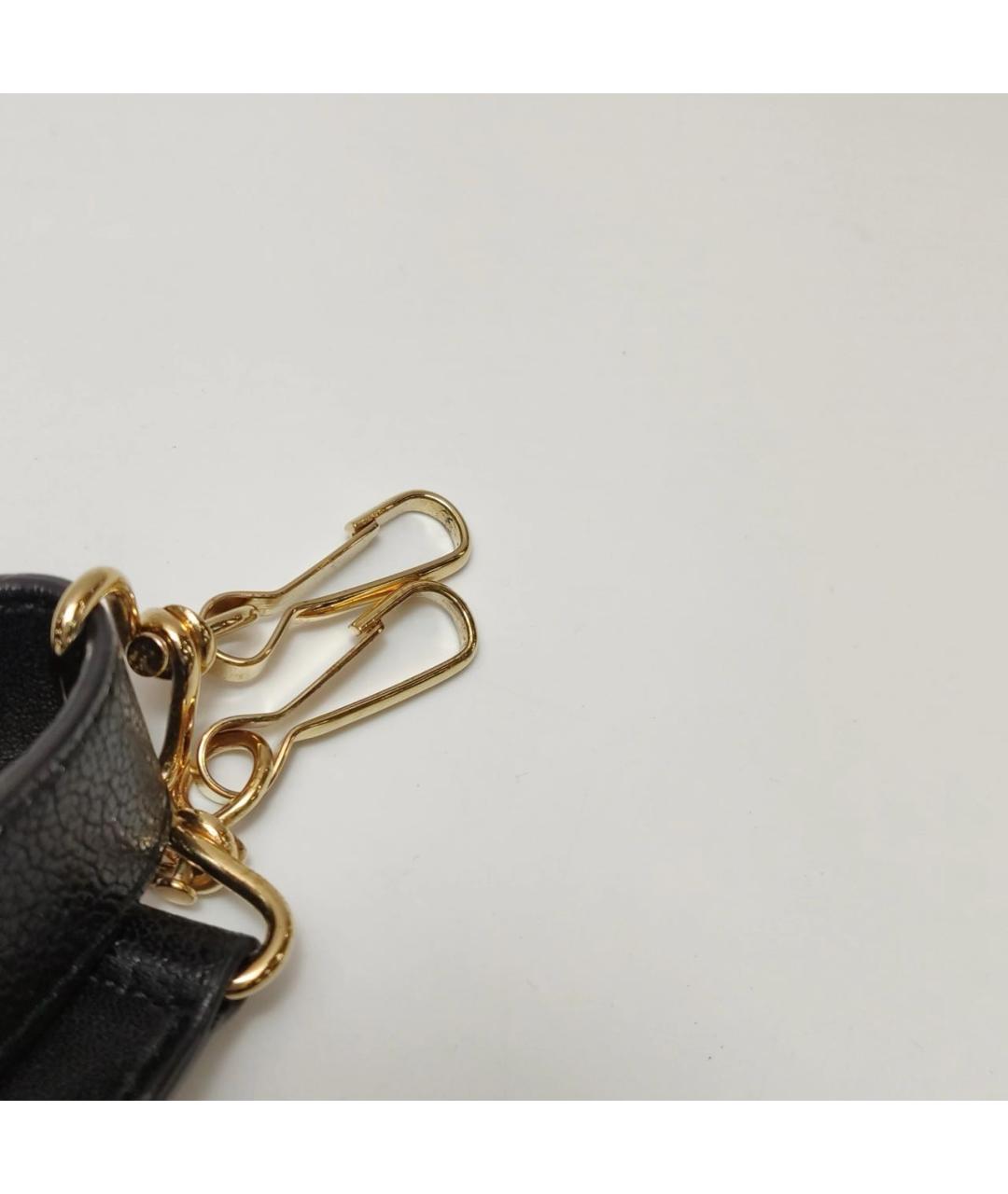 BALENCIAGA Черная кожаная сумка через плечо, фото 7