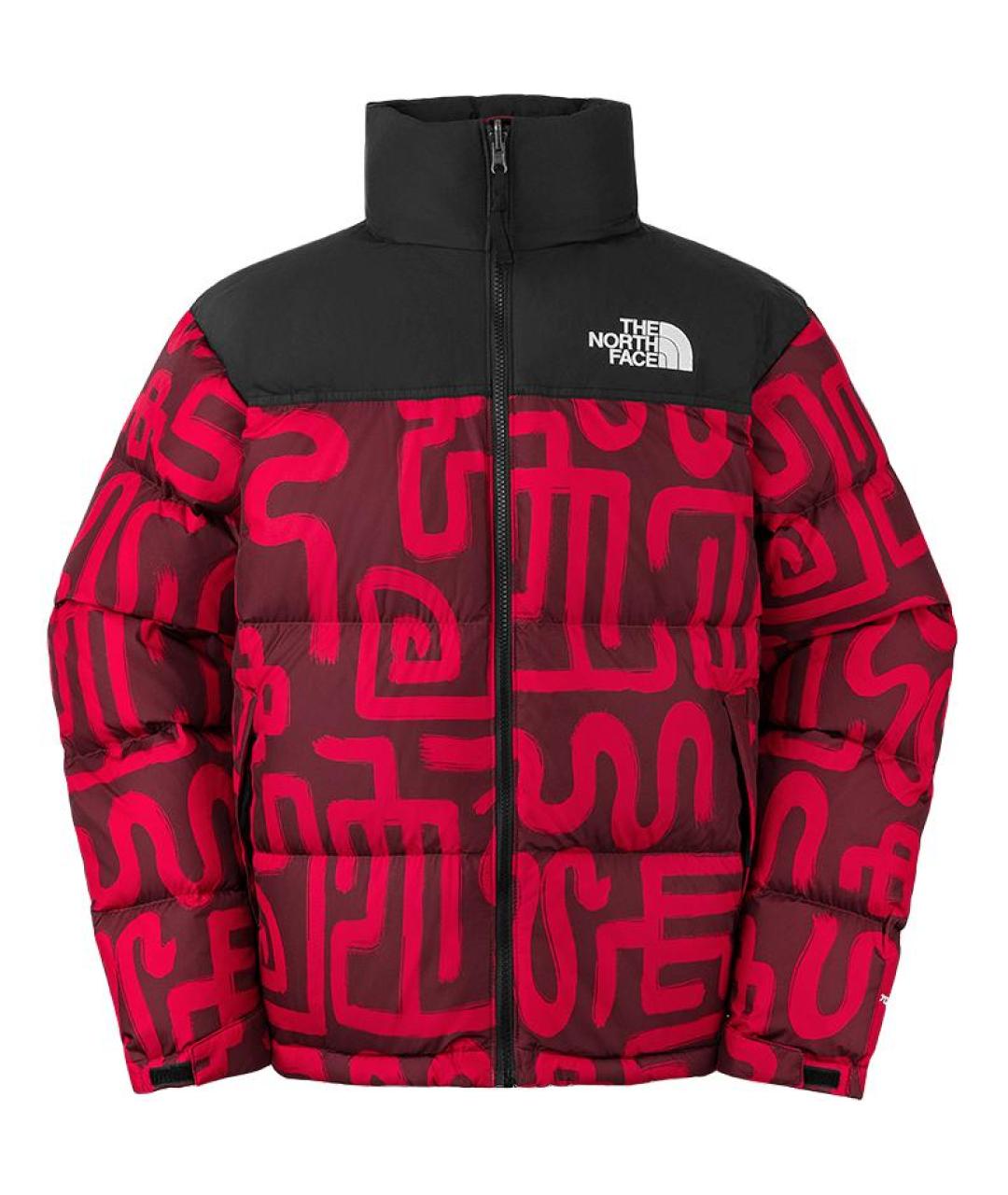 THE NORTH FACE Красная полиамидовая куртка, фото 1