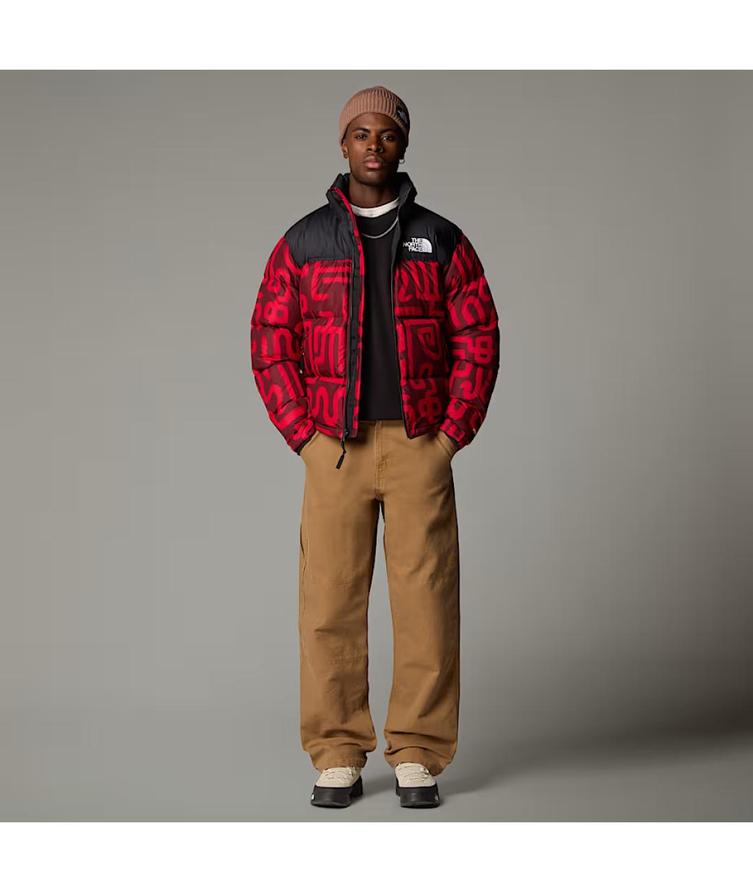 THE NORTH FACE Красная полиамидовая куртка, фото 4