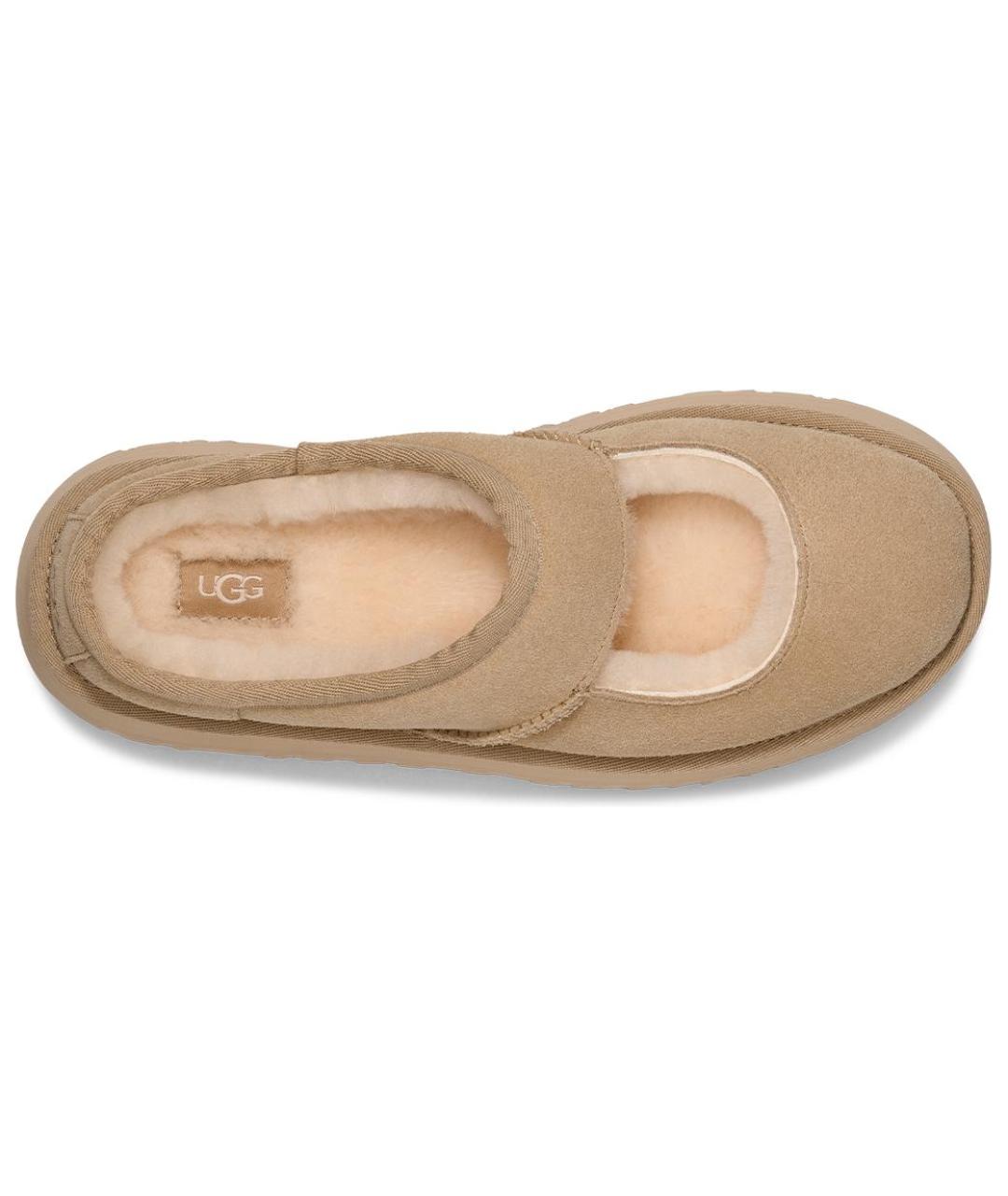 UGG AUSTRALIA Коричневые замшевые ботинки, фото 4