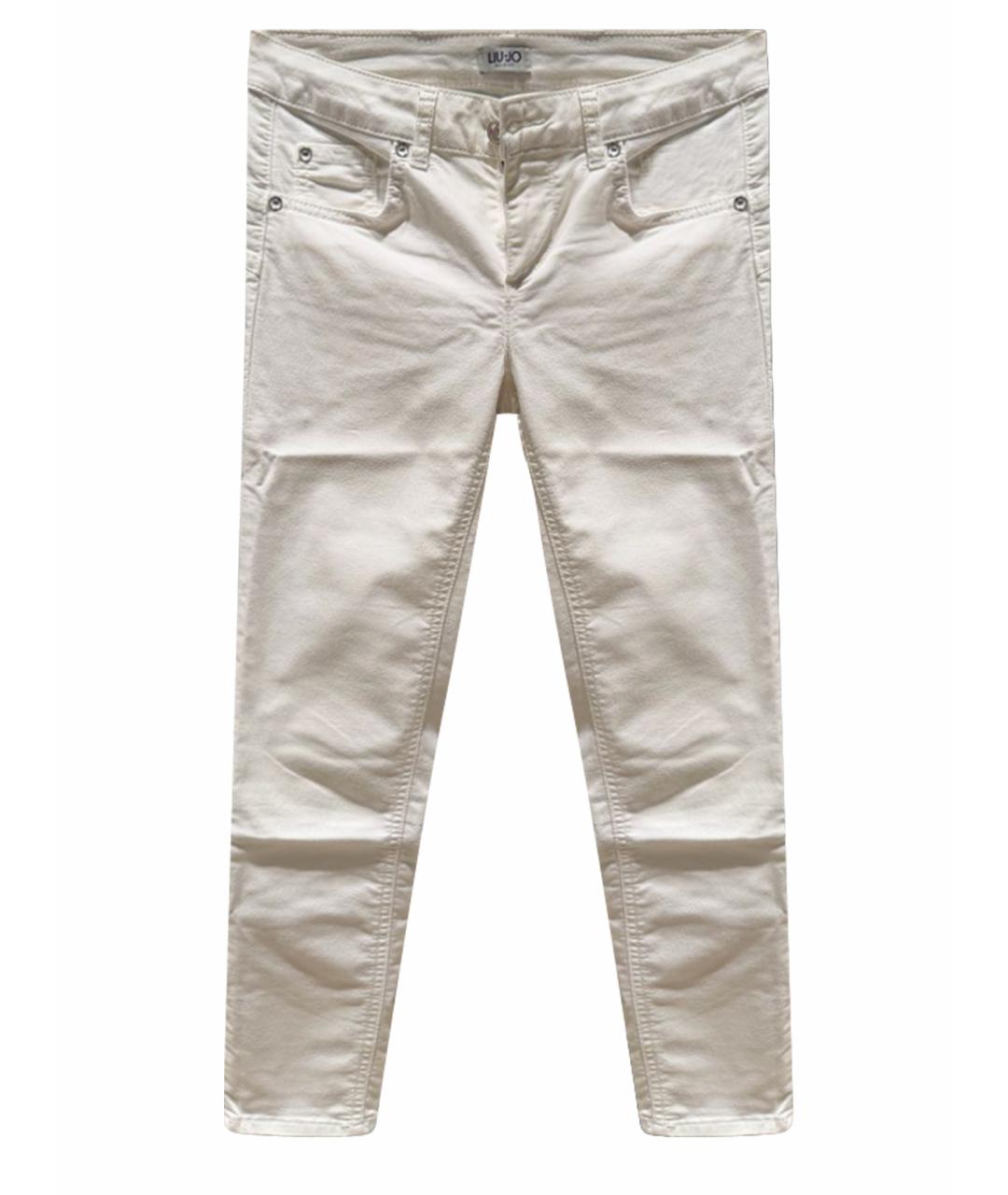 LIU JO Белые джинсы слим, фото 1