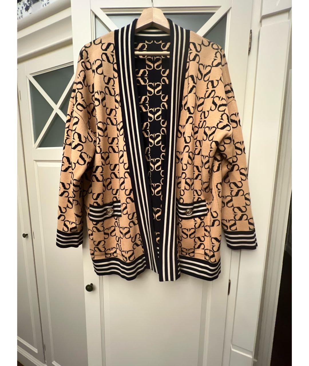 SANDRO Черный полиамидовый кардиган, фото 4