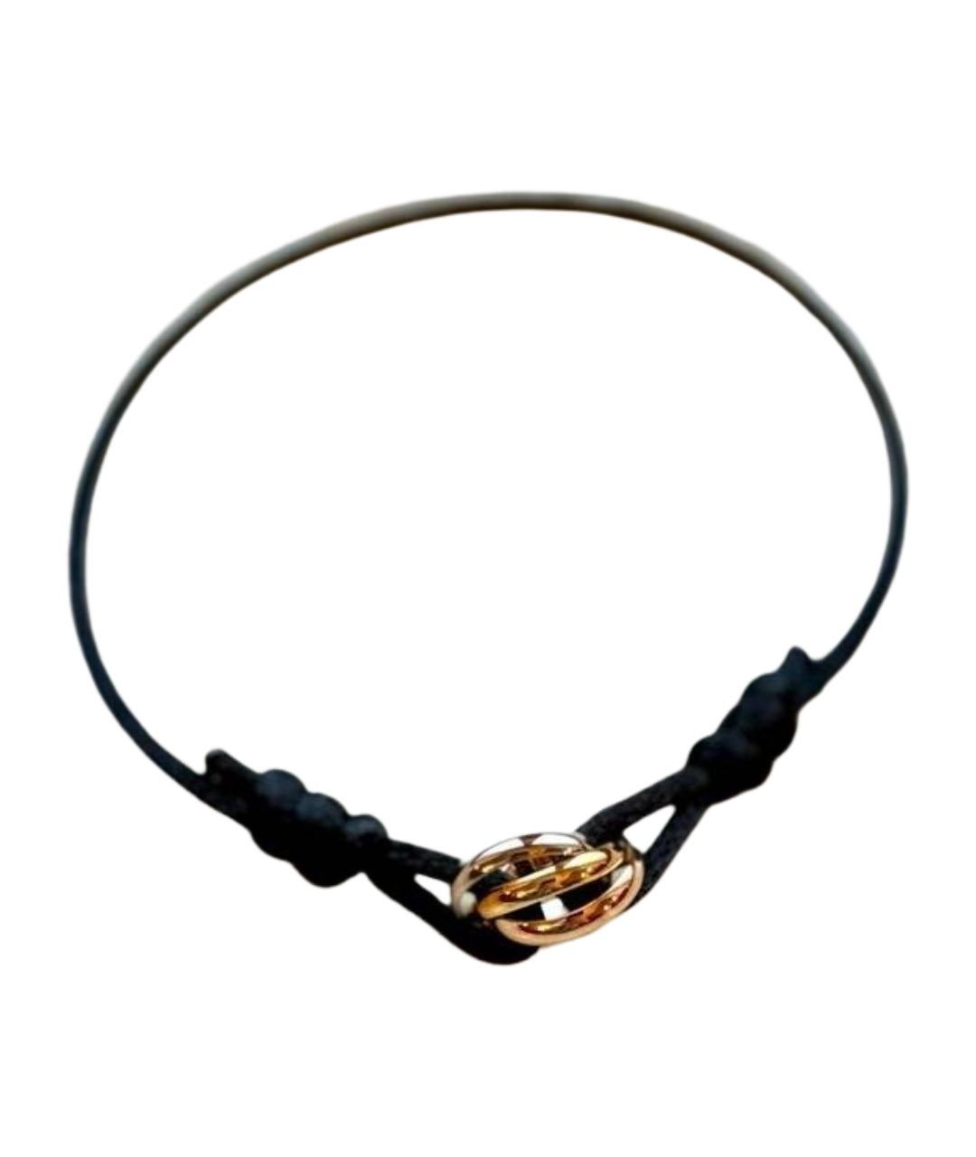 CARTIER Черный браслет из розового золота, фото 1