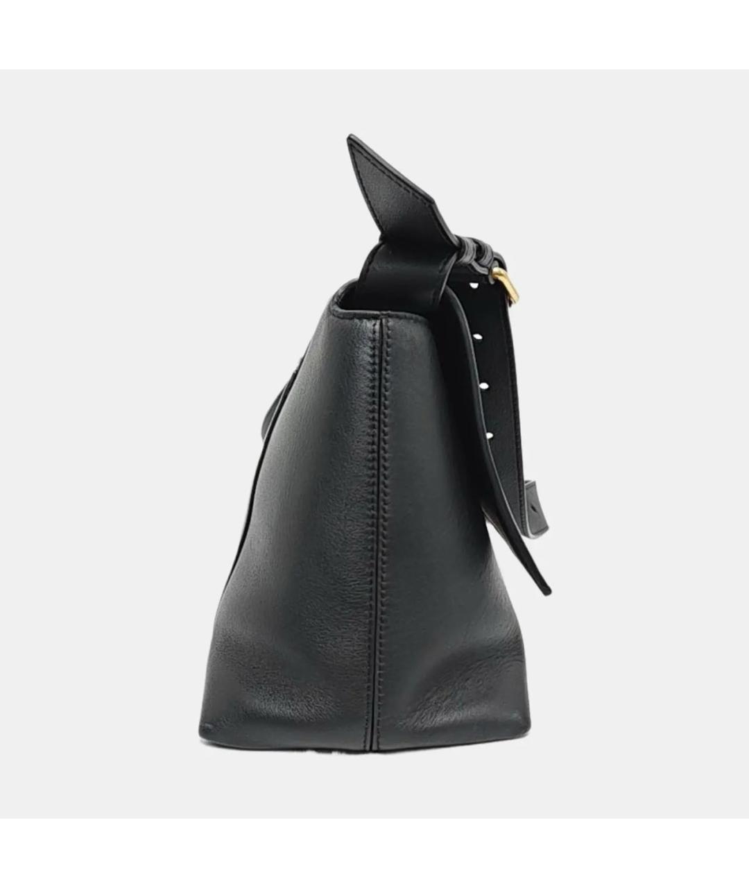 BALENCIAGA Черная кожаная сумка тоут, фото 3