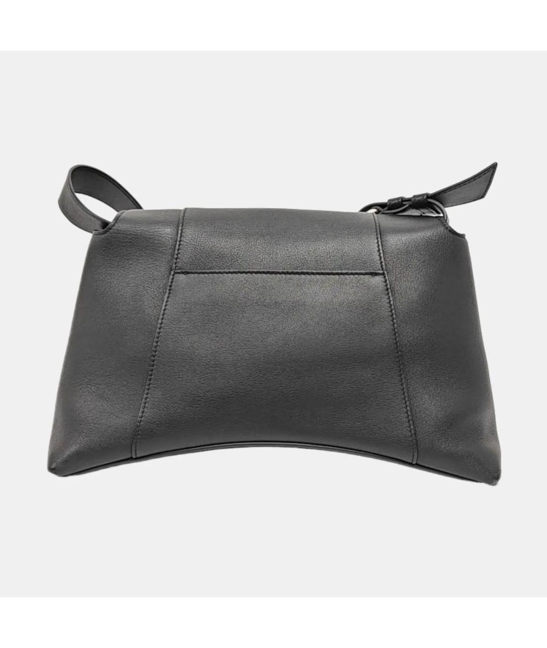 BALENCIAGA Черная кожаная сумка тоут, фото 4