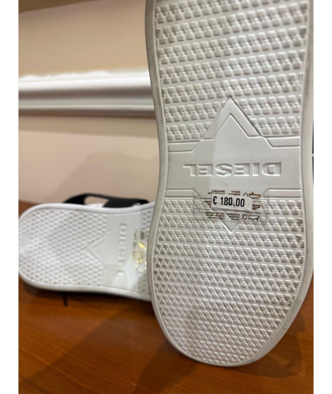 DIESEL Черные кожаные сандалии, фото 3