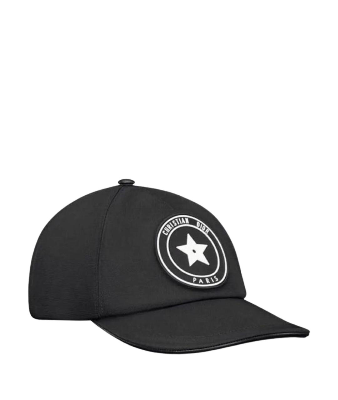 CHRISTIAN DIOR Черная хлопковая кепка, фото 8