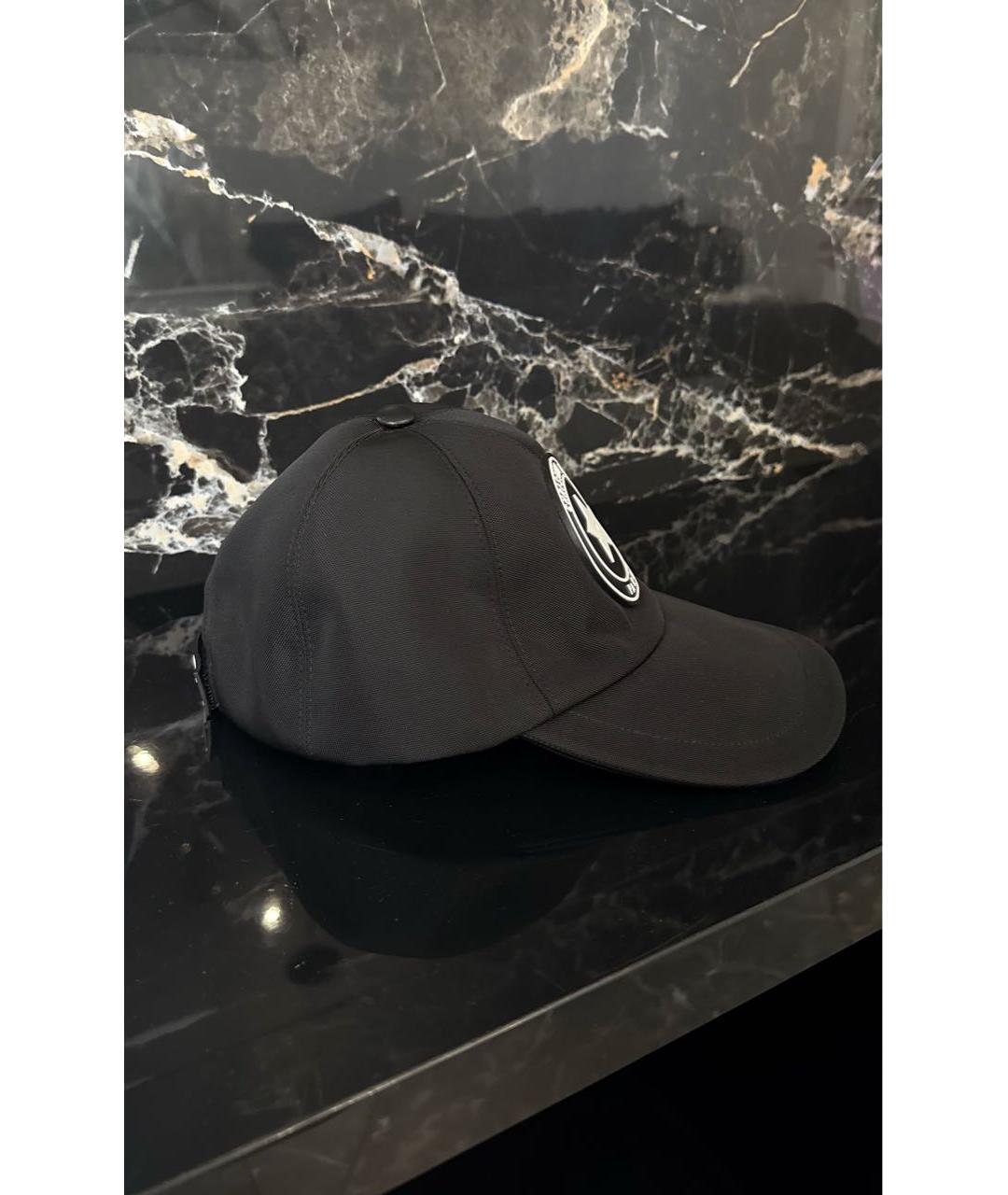 CHRISTIAN DIOR Черная хлопковая кепка, фото 4