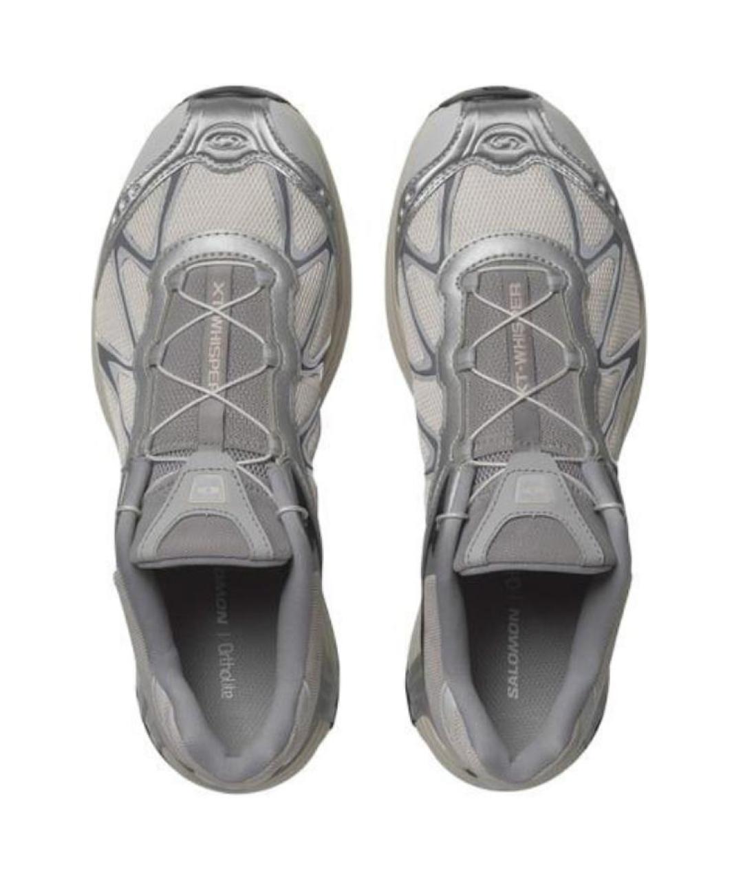 SALOMON Серые синтетические кроссовки, фото 4