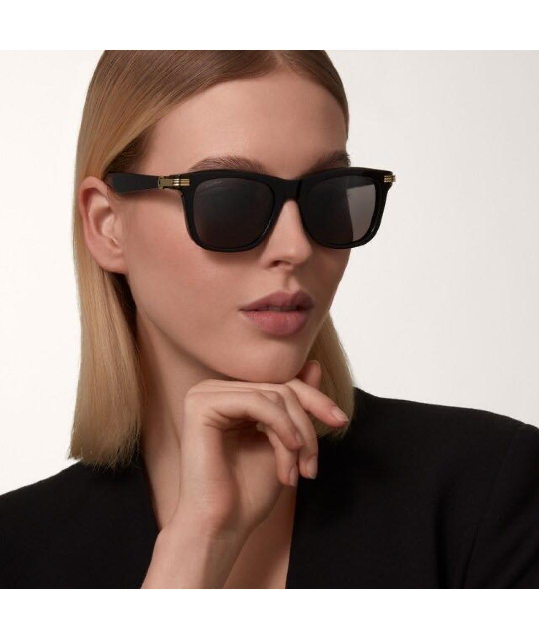 CARTIER Черные пластиковые солнцезащитные очки, фото 2