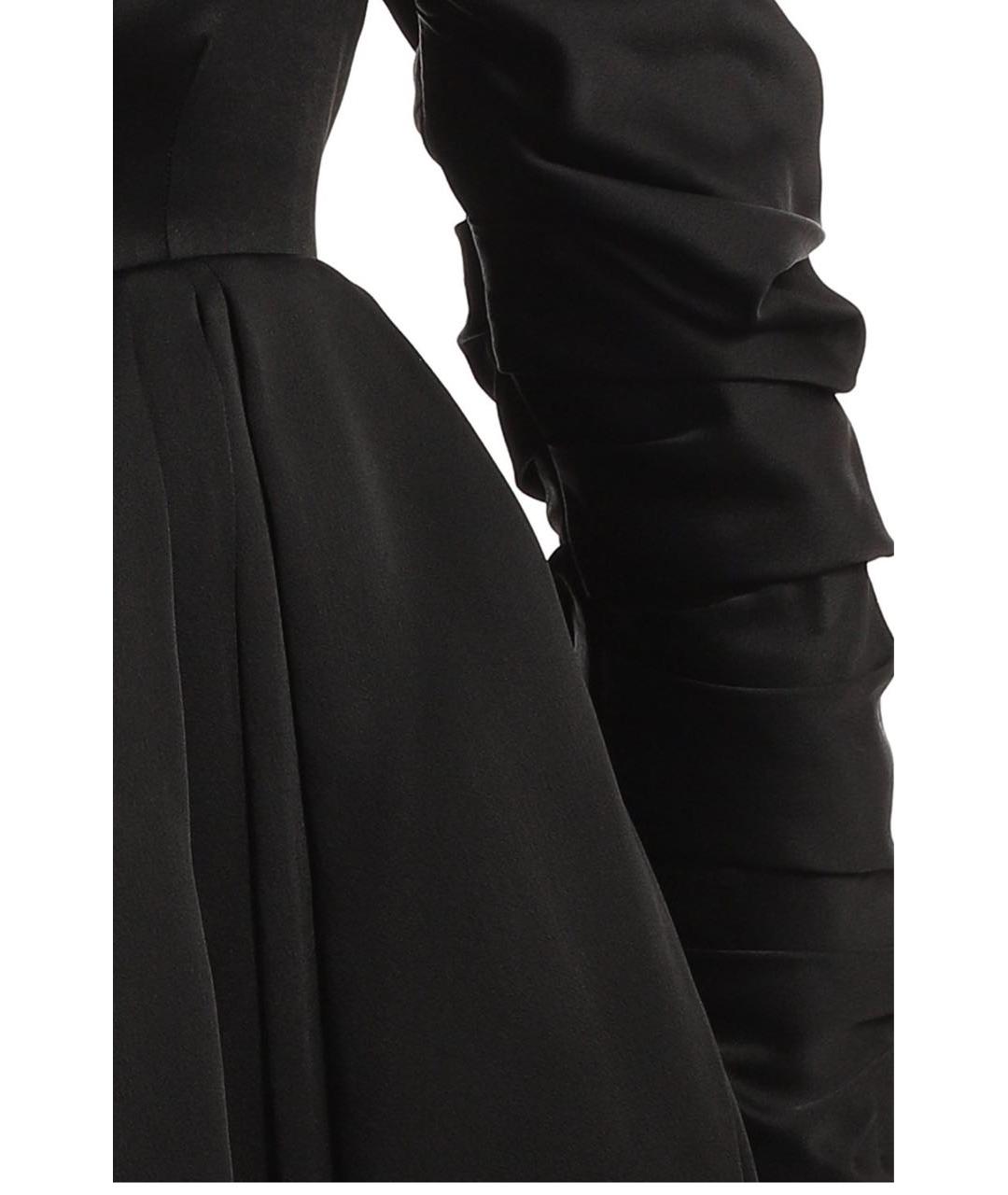 KHAITE Черное шелковое коктейльное платье, фото 6
