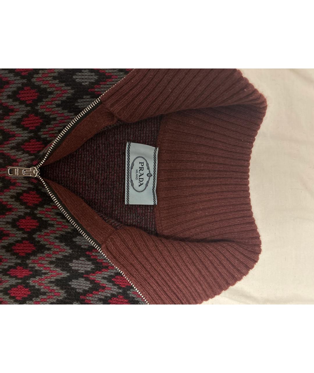 PRADA Мульти шерстяной джемпер / свитер, фото 3