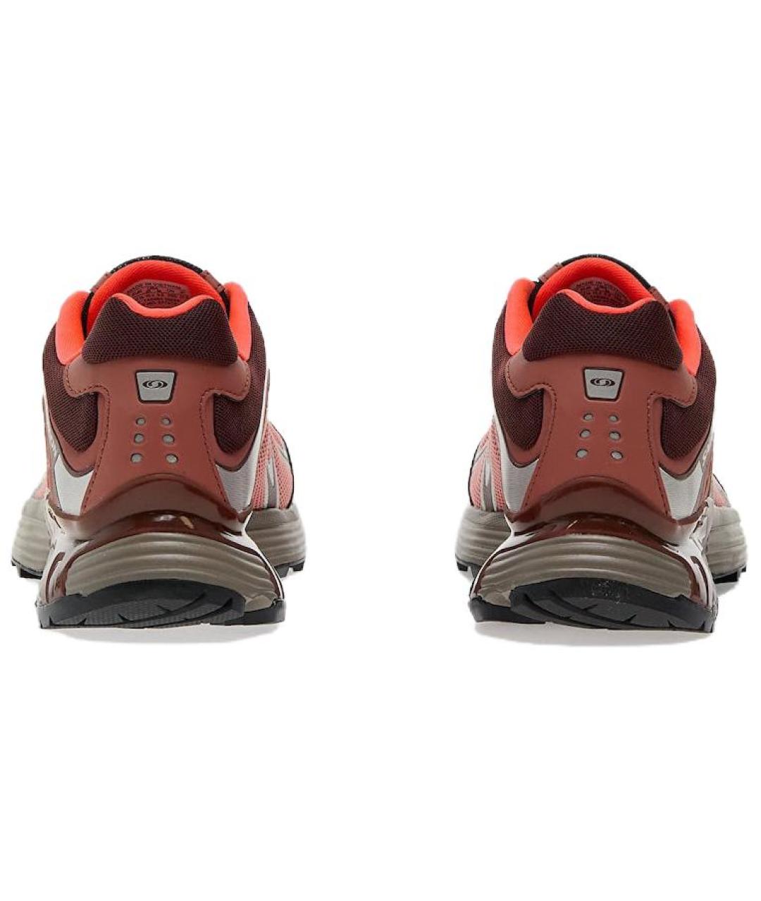 SALOMON Красные текстильные низкие кроссовки / кеды, фото 5