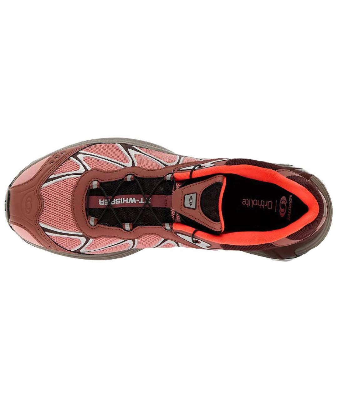 SALOMON Красные текстильные низкие кроссовки / кеды, фото 4