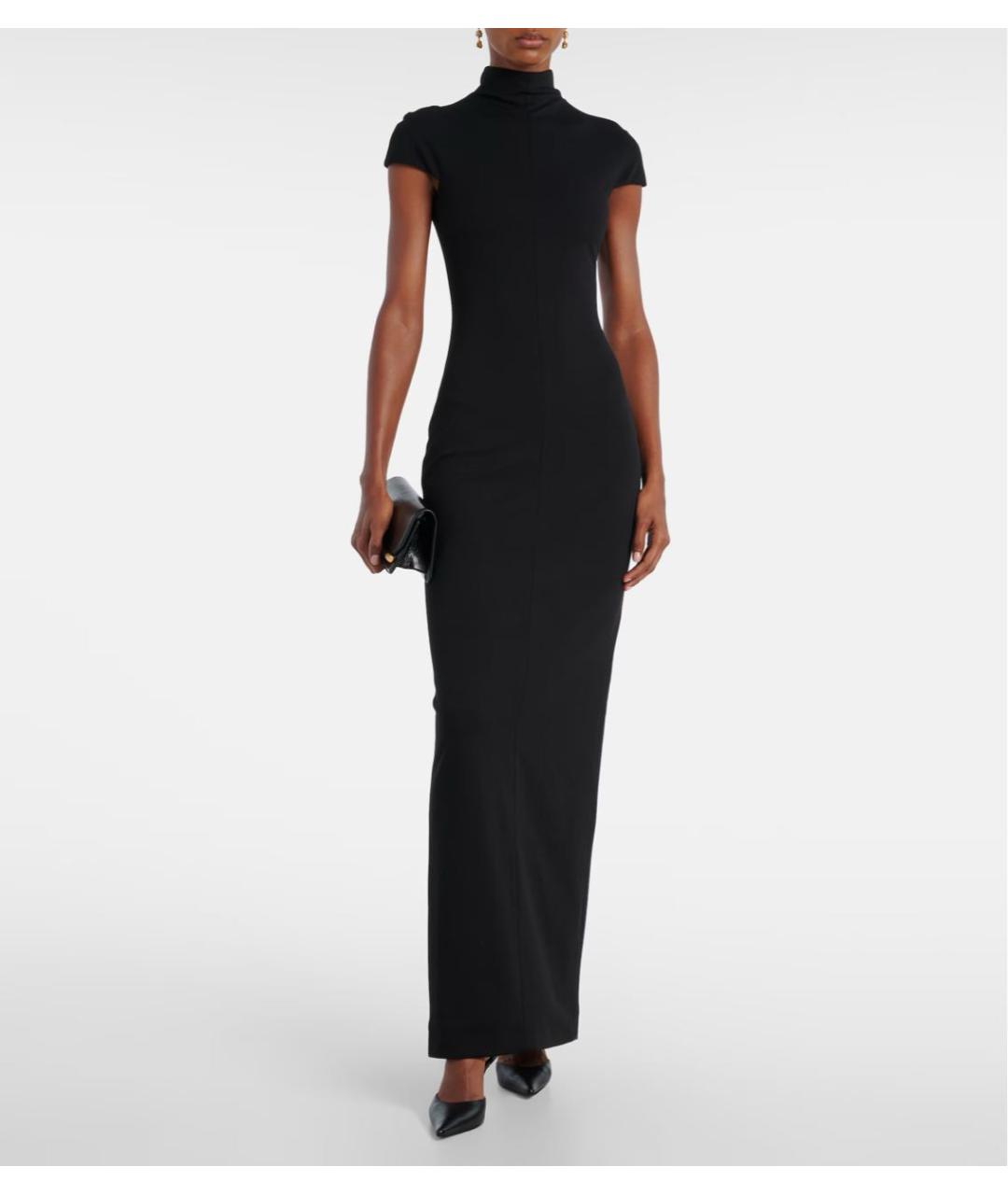 SOLACE LONDON Черное полиэстеровое коктейльное платье, фото 2