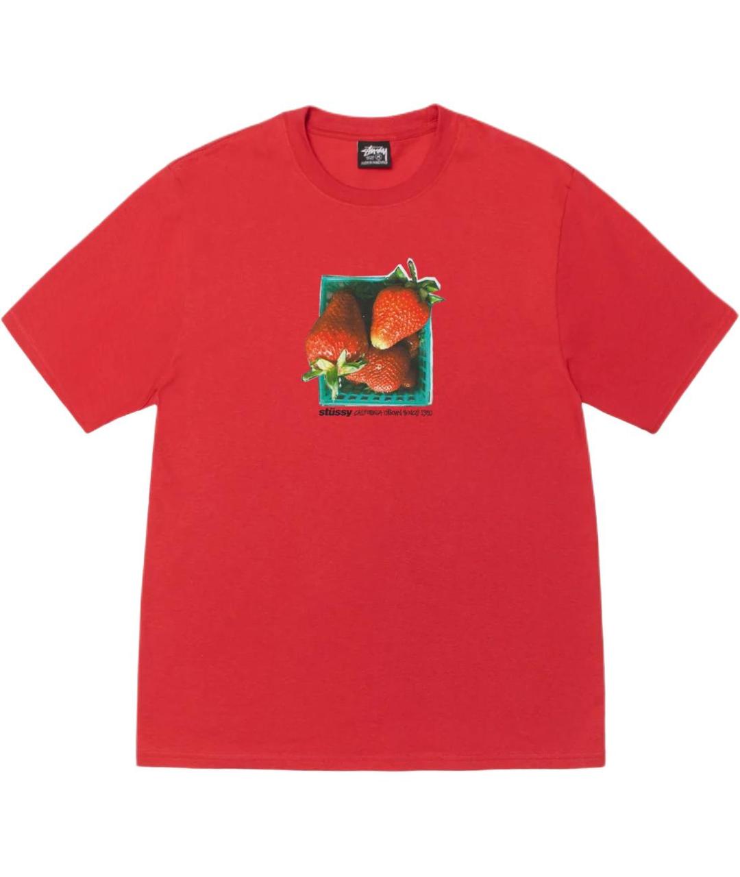 STUSSY Красная футболка, фото 1