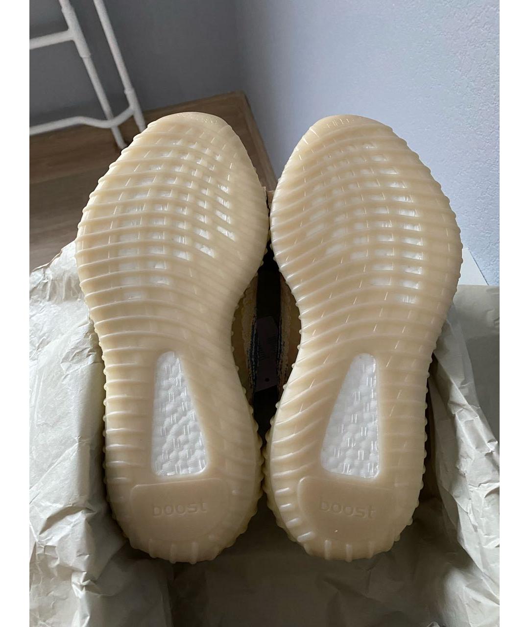 ADIDAS YEEZY Мульти текстильные низкие кроссовки / кеды, фото 5