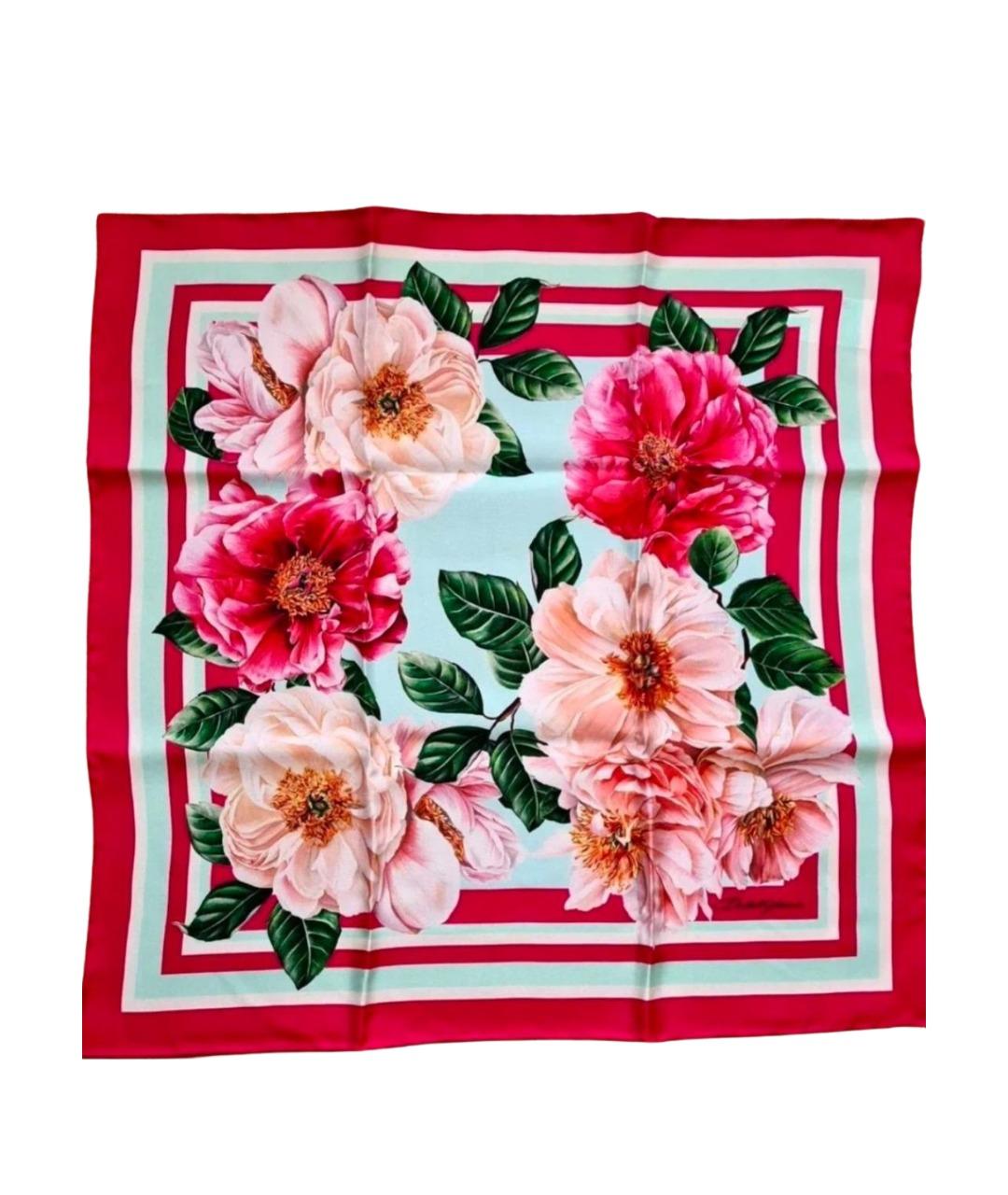 DOLCE&GABBANA Мульти шелковый платок, фото 1